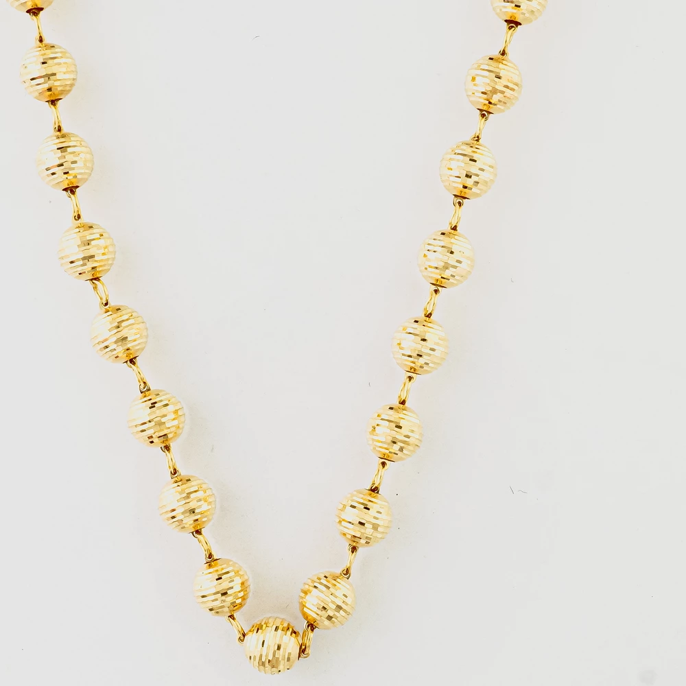 Колье из желтого золота 585 пробы