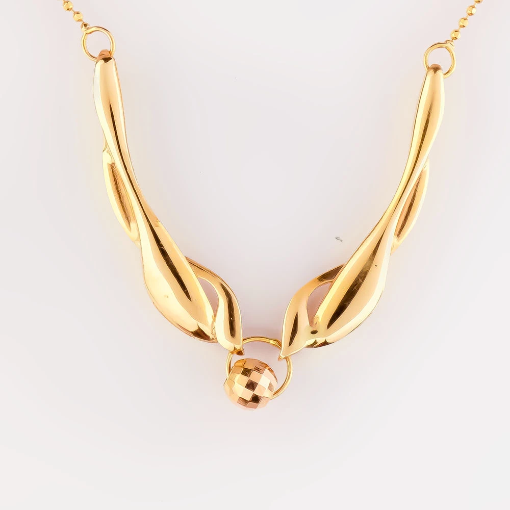 Колье из красного золота 585 пробы