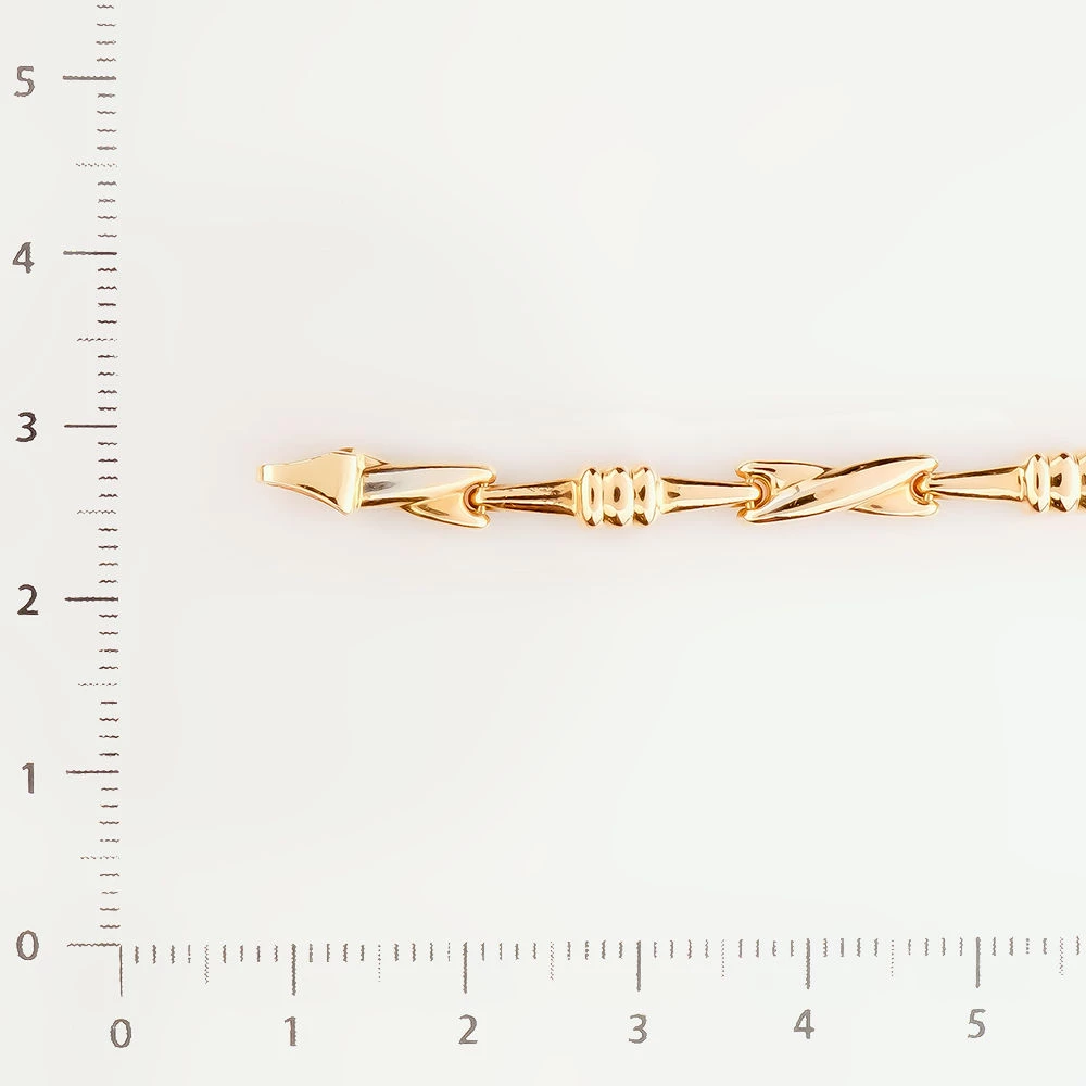 Колье из красного золота 585 пробы