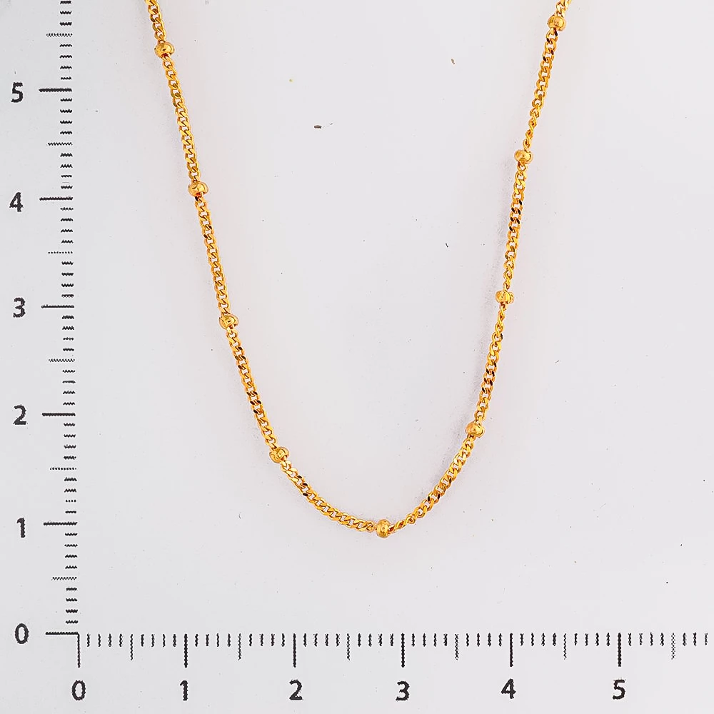 Колье из красного золота 585 пробы