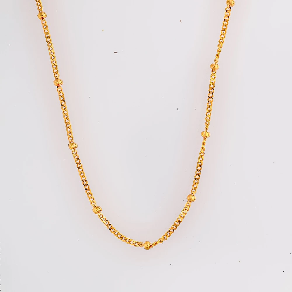 Колье из красного золота 585 пробы