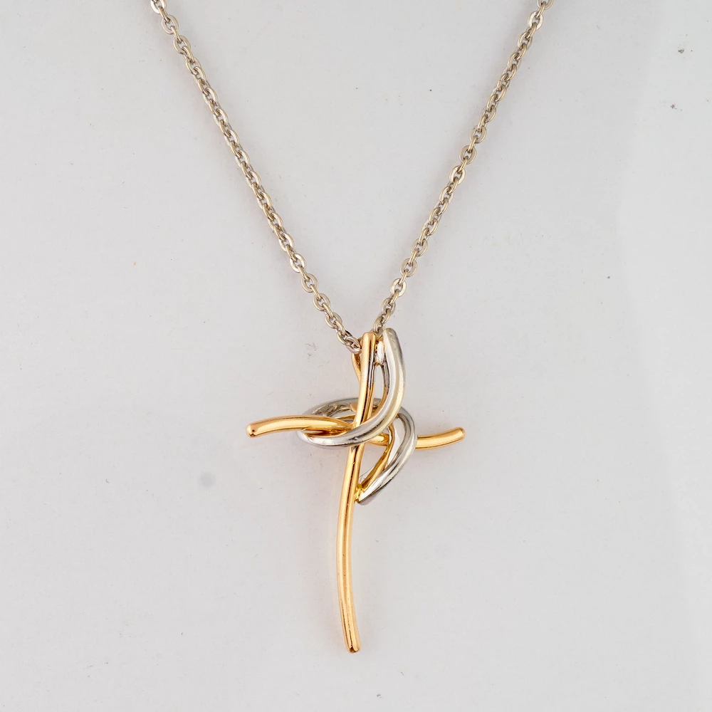 Колье из белого золота 585 пробы