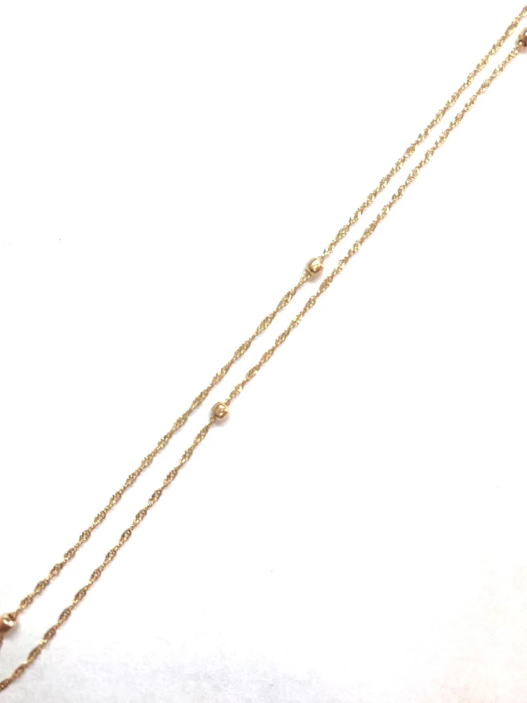 Колье из красного золота 585 пробы