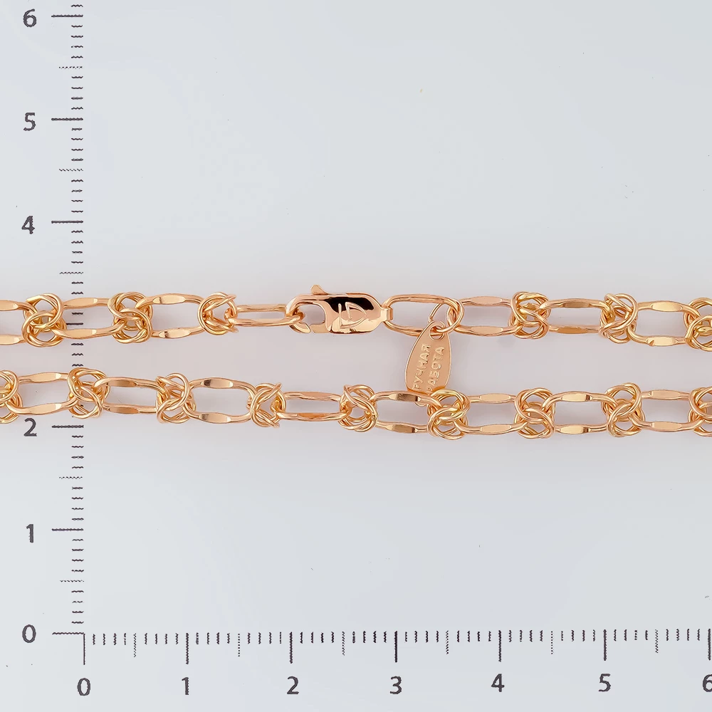 Колье из красного золота 585 пробы