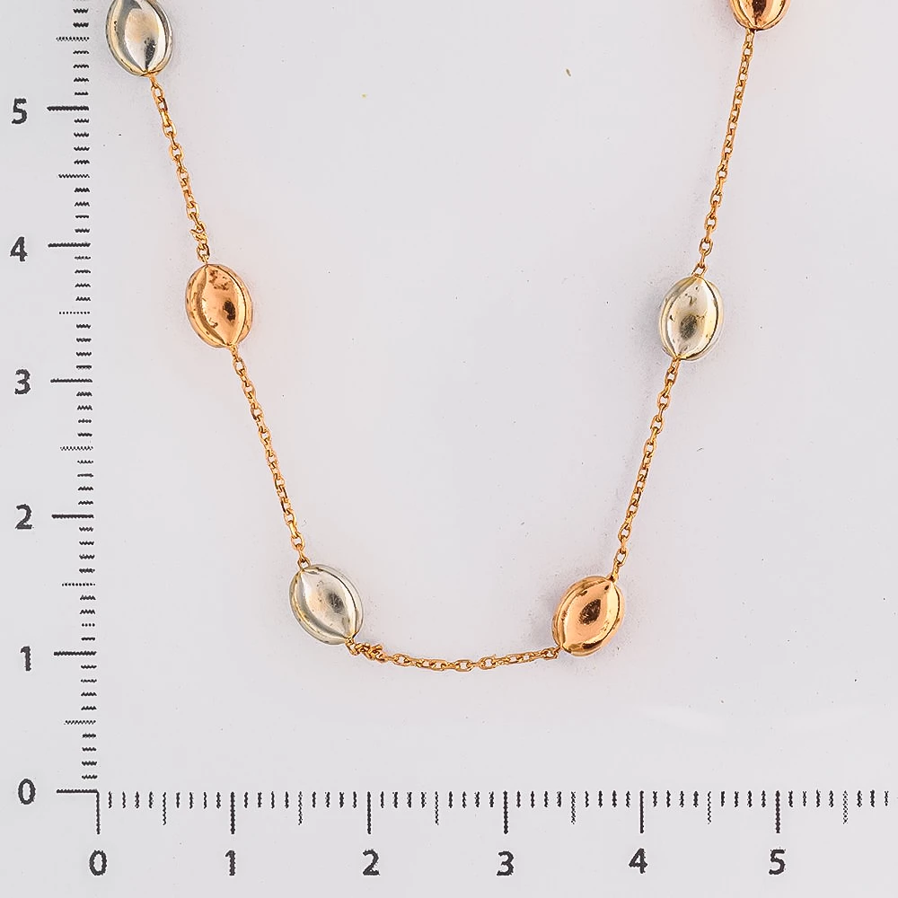 Колье из красного золота 585 пробы