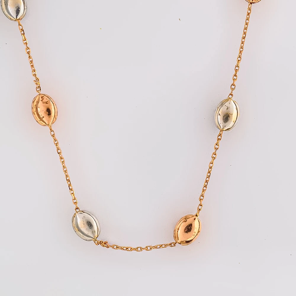 Колье из красного золота 585 пробы