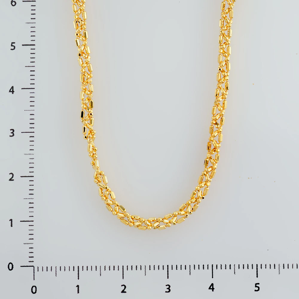 Колье из желтого золота 585 пробы