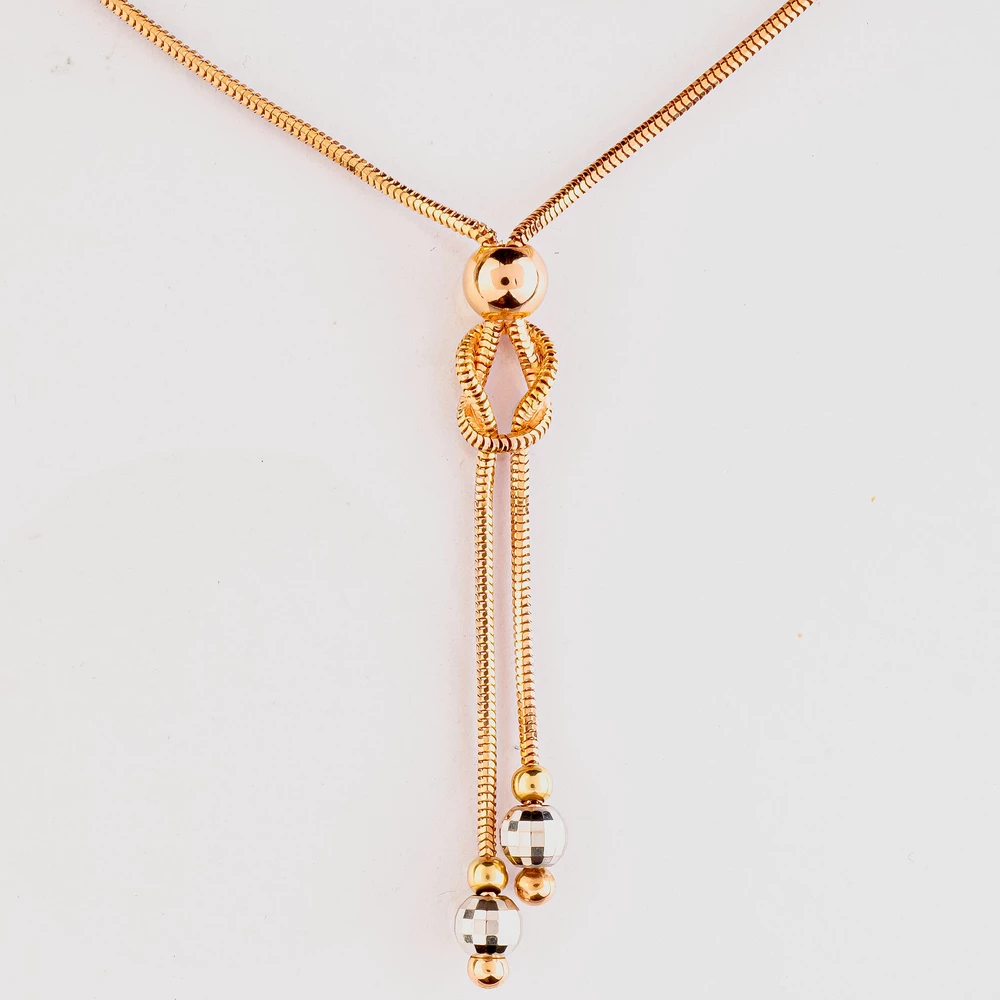 Колье из красного золота 585 пробы