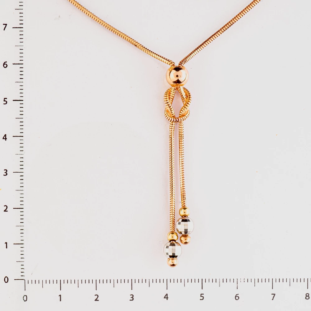 Колье из красного золота 585 пробы