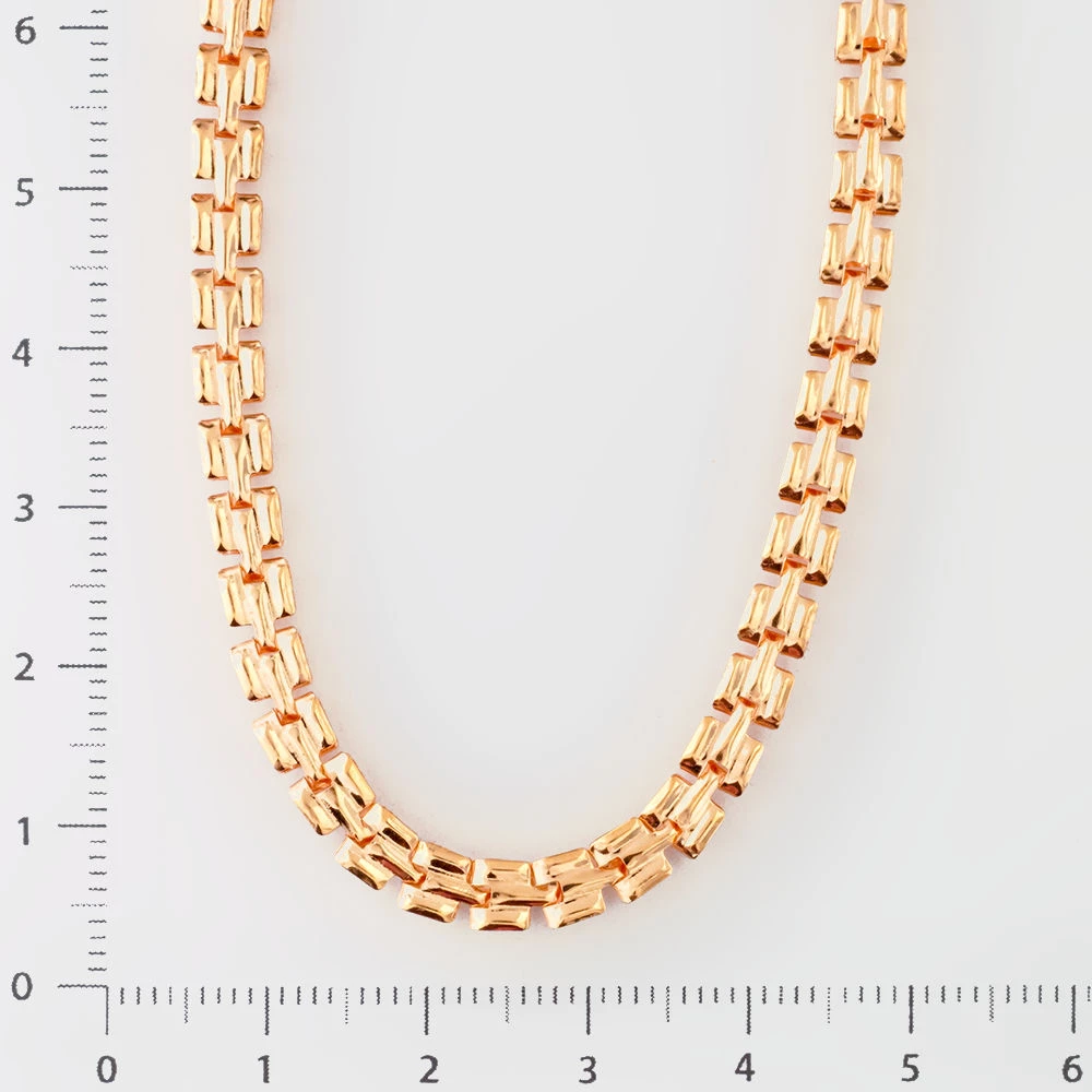 Колье из красного золота 585 пробы