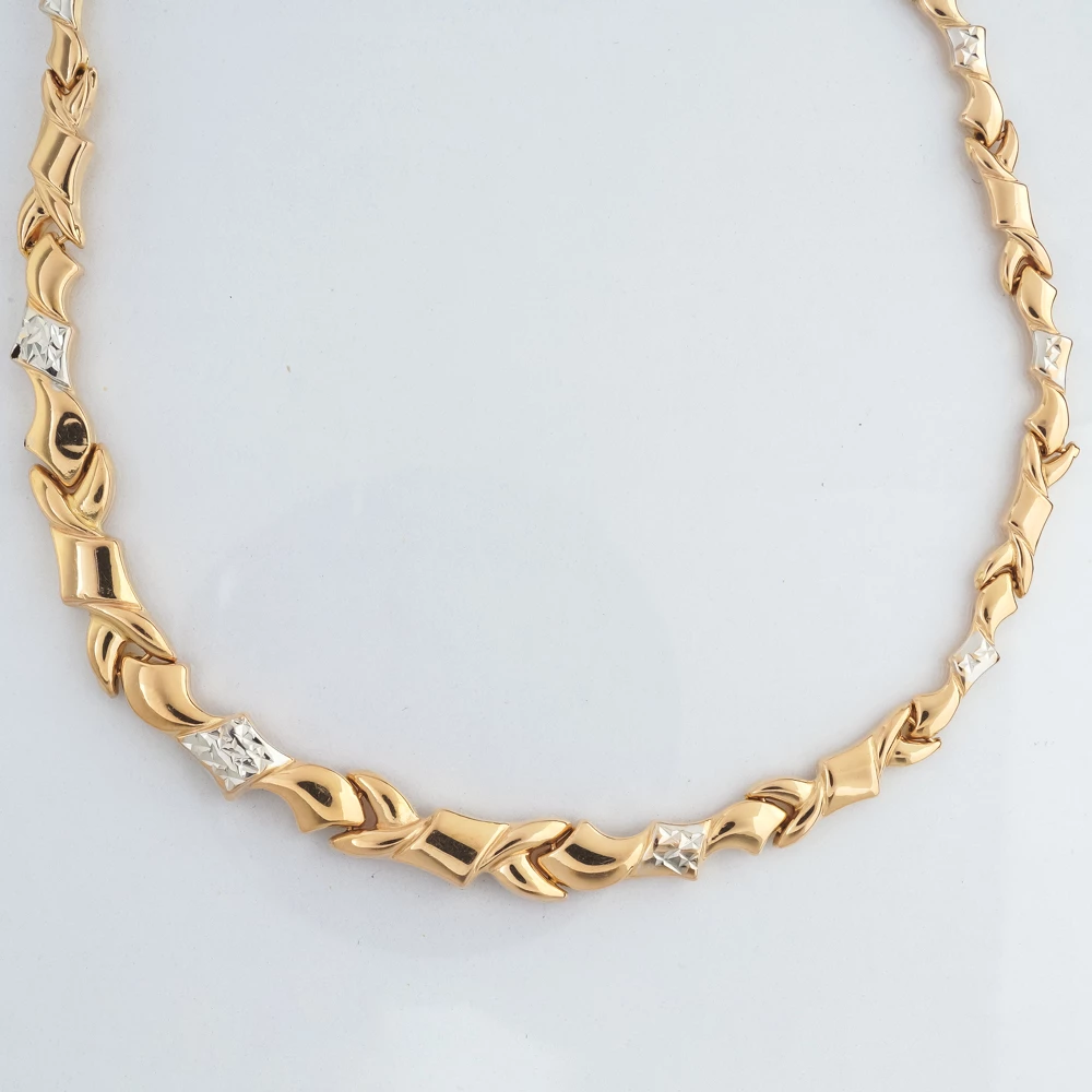 Колье из красного золота 585 пробы