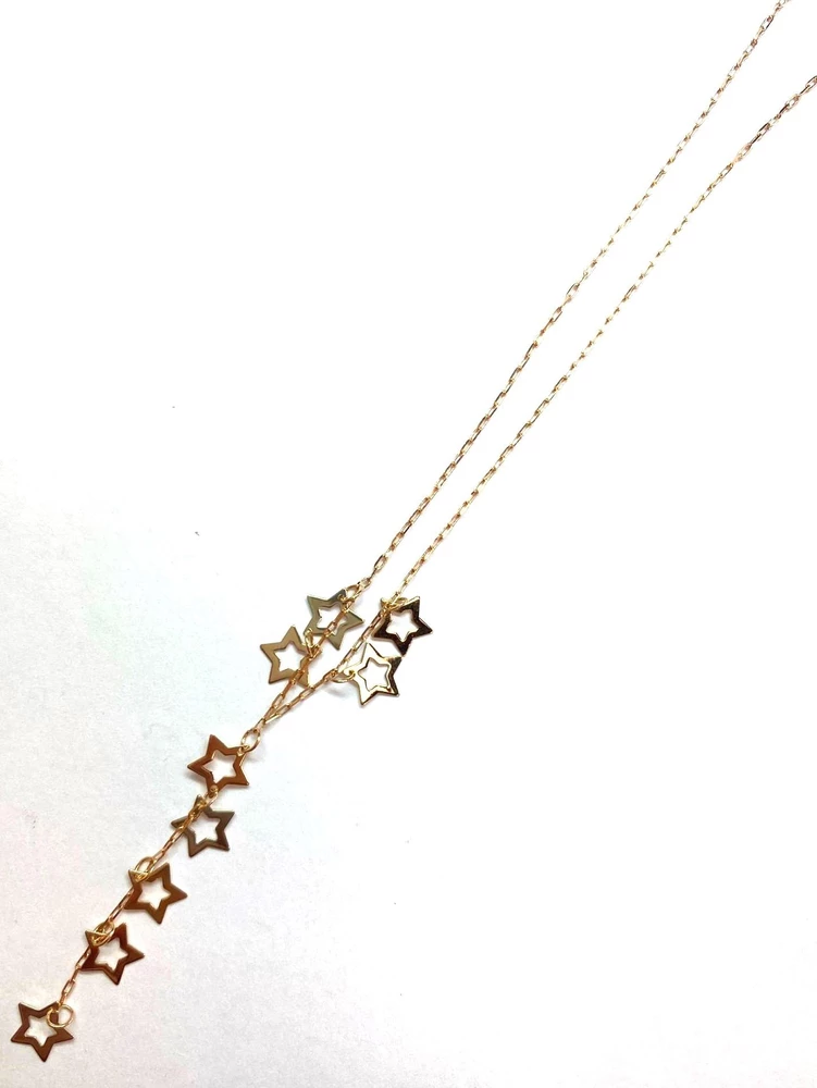 Колье из красного золота 585 пробы