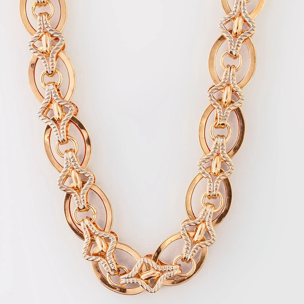 Колье из красного золота 585 пробы