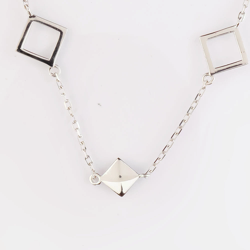 Колье из белого золота 585 пробы