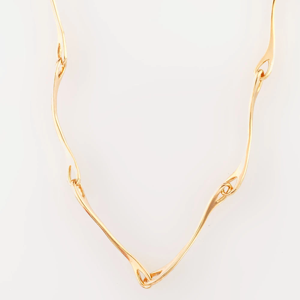 Колье из красного золота 585 пробы