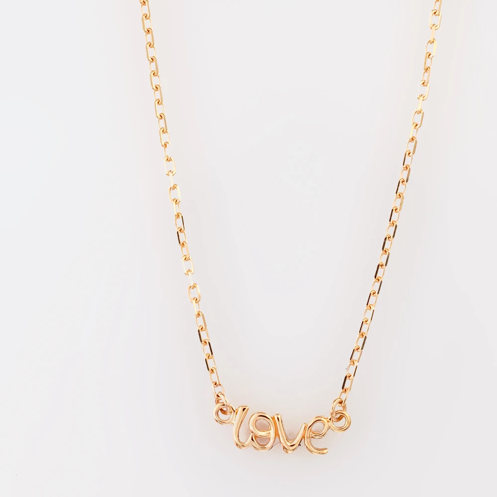 Колье из красного золота 585 пробы