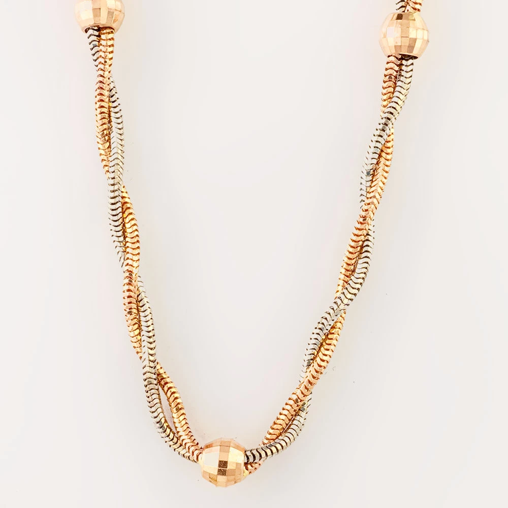 Колье из красного золота 585 пробы