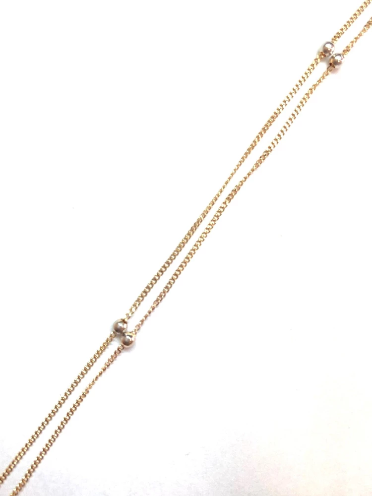 Колье из красного золота 585 пробы