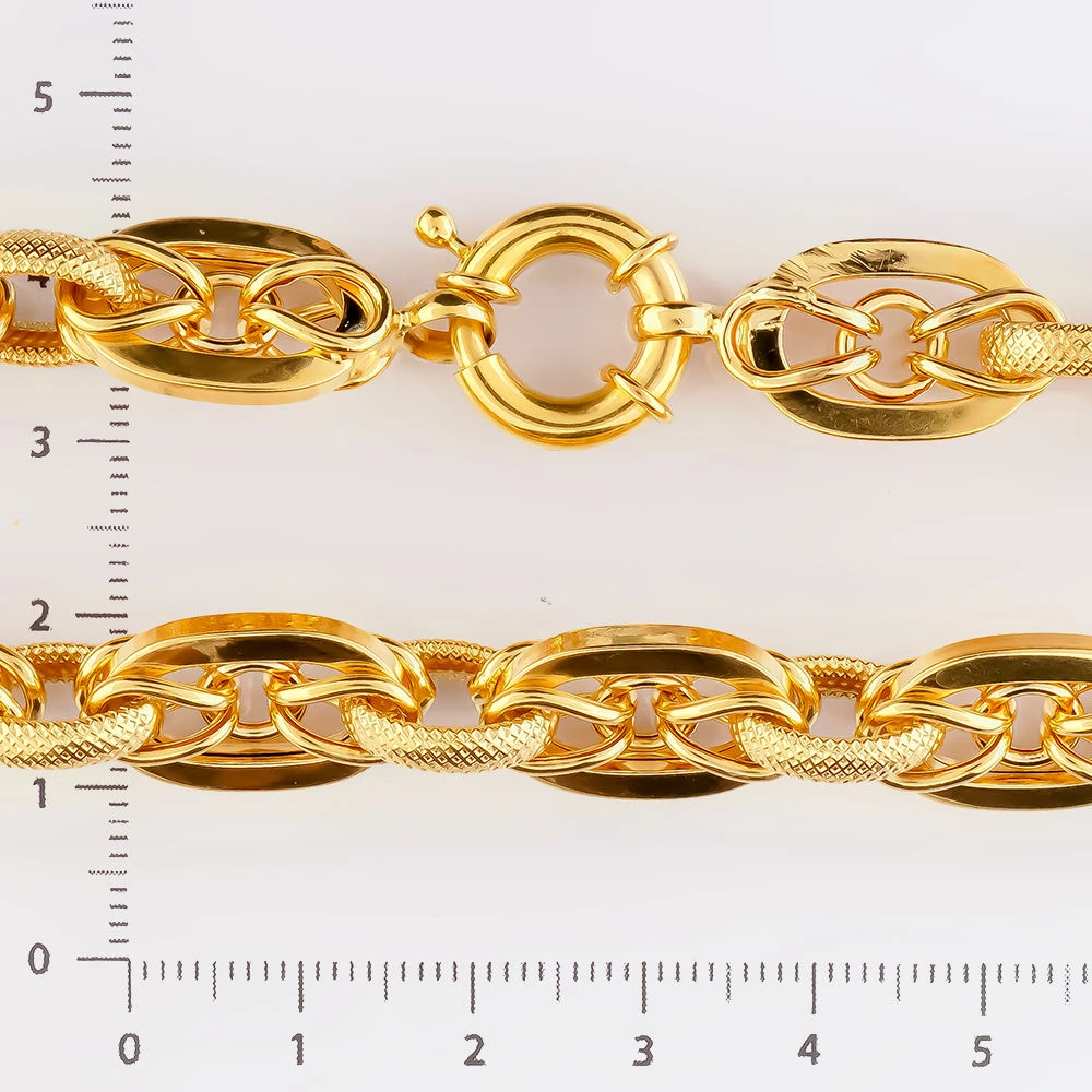 Колье из желтого золота 750 пробы