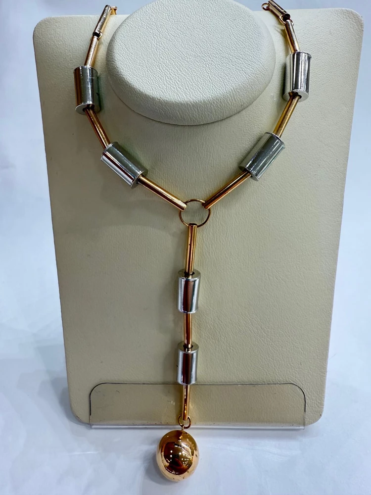 Колье из красного золота 585 пробы