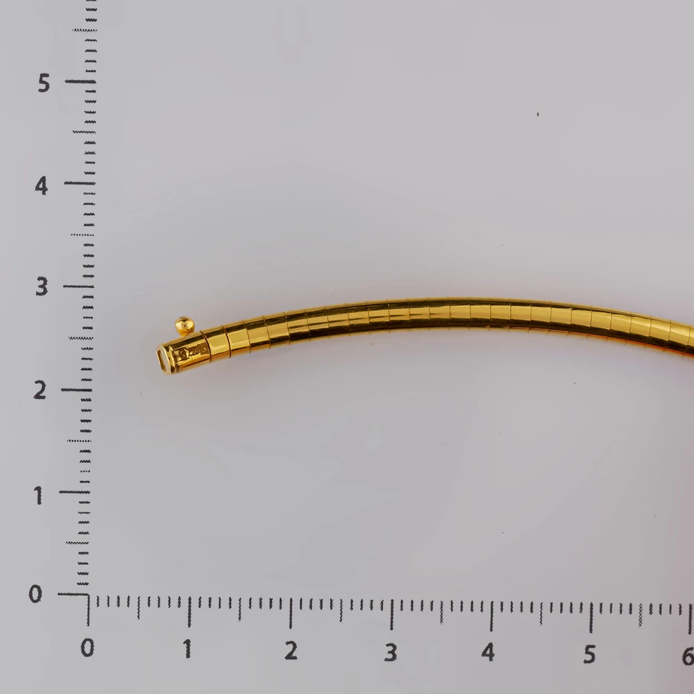 Колье из желтого золота 750 пробы