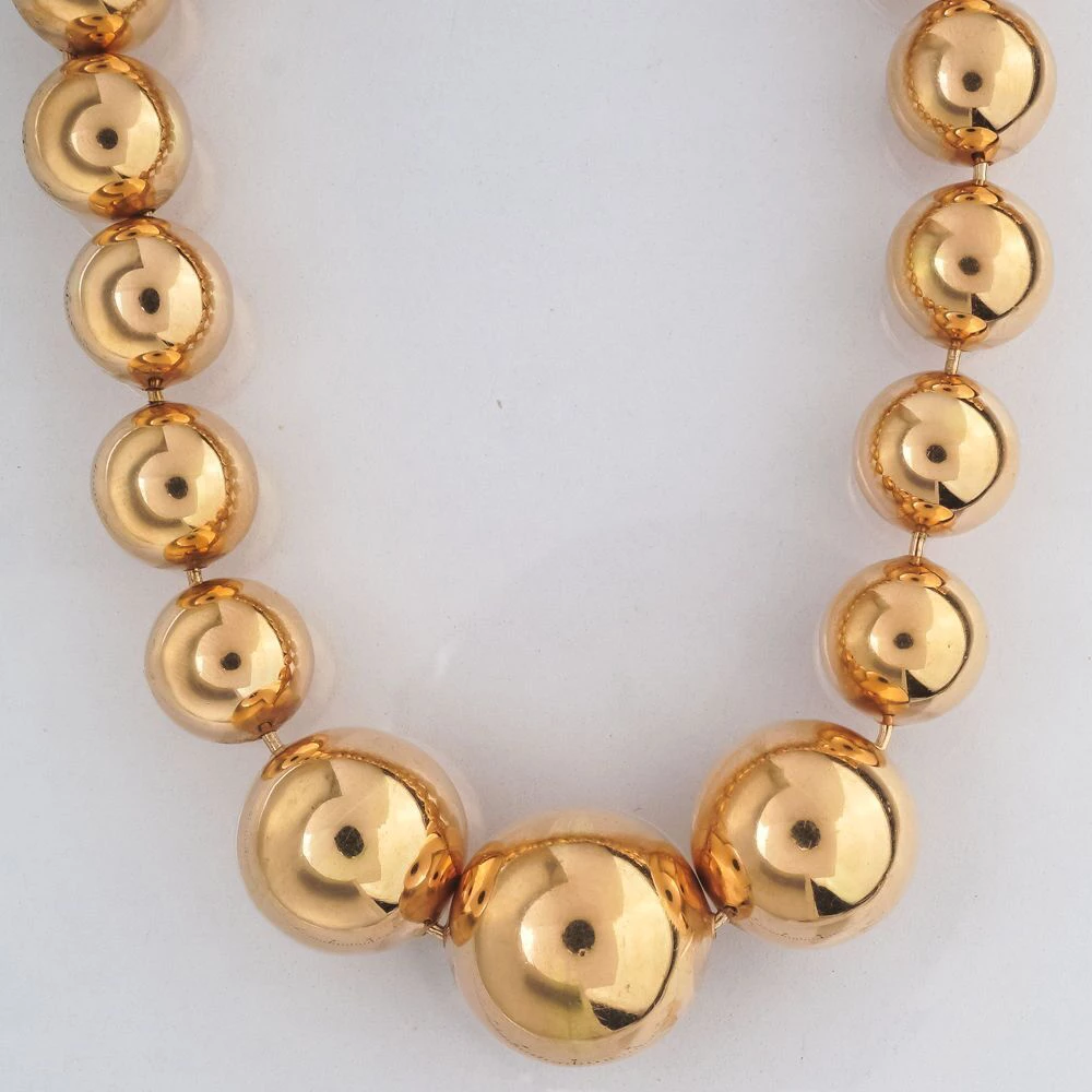 Колье из красного золота 585 пробы