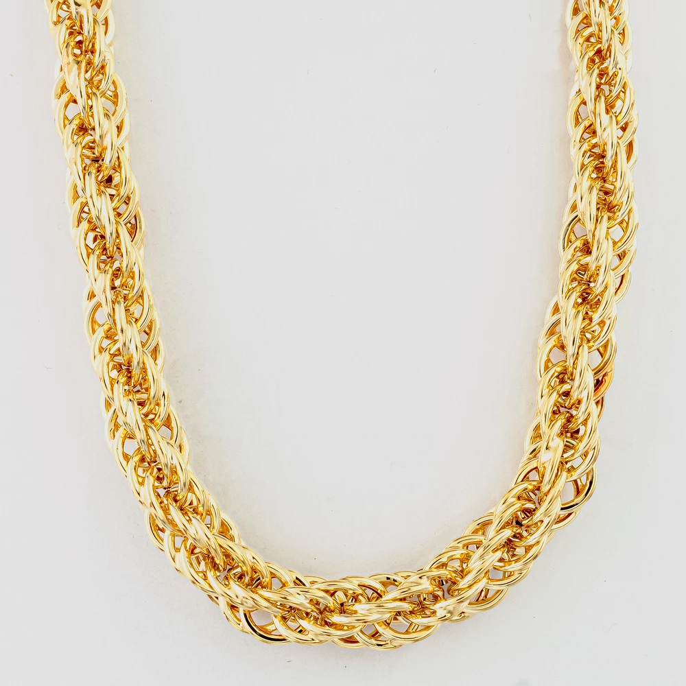 Колье из желтого золота 585 пробы