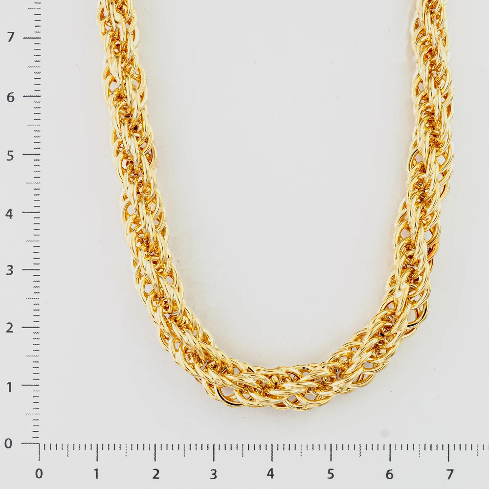 Колье из желтого золота 585 пробы