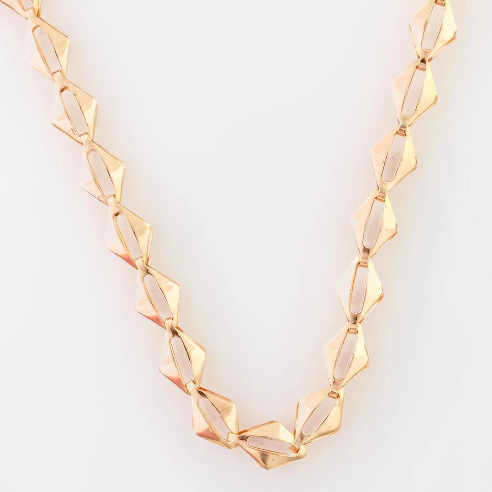 Колье из красного золота 585 пробы