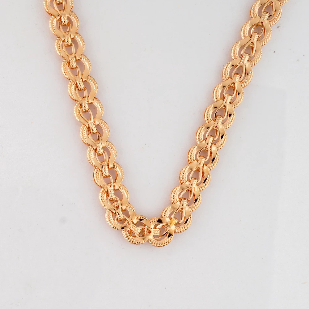 Колье из красного золота 585 пробы