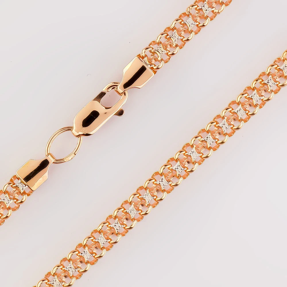 Колье из красного золота 585 пробы