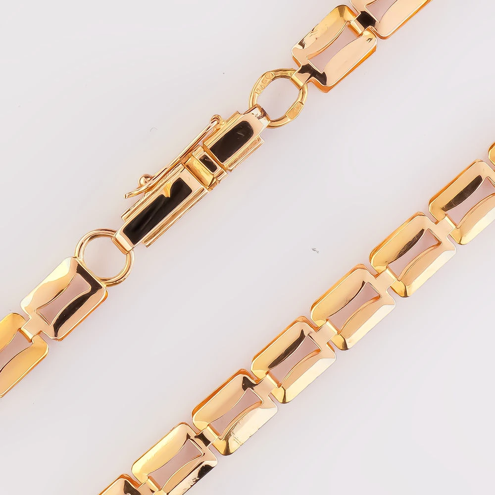 Колье из красного золота 585 пробы