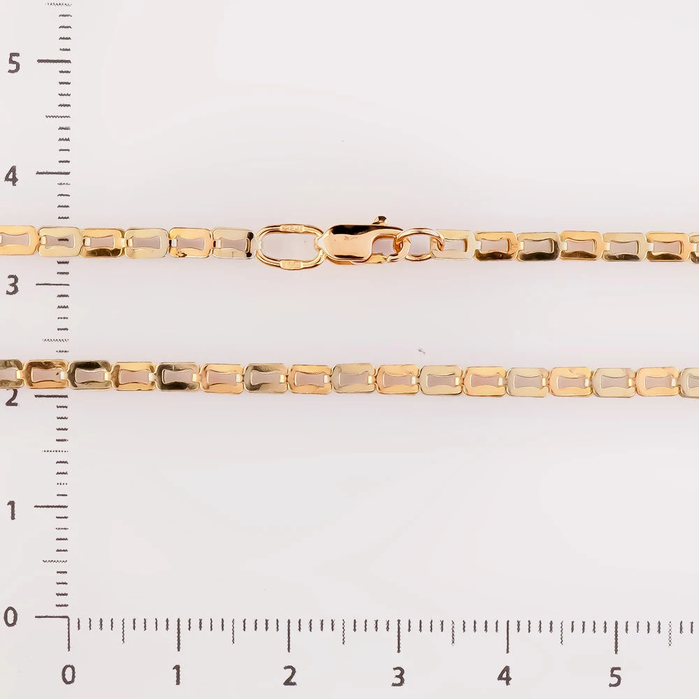 Колье из красного золота 585 пробы