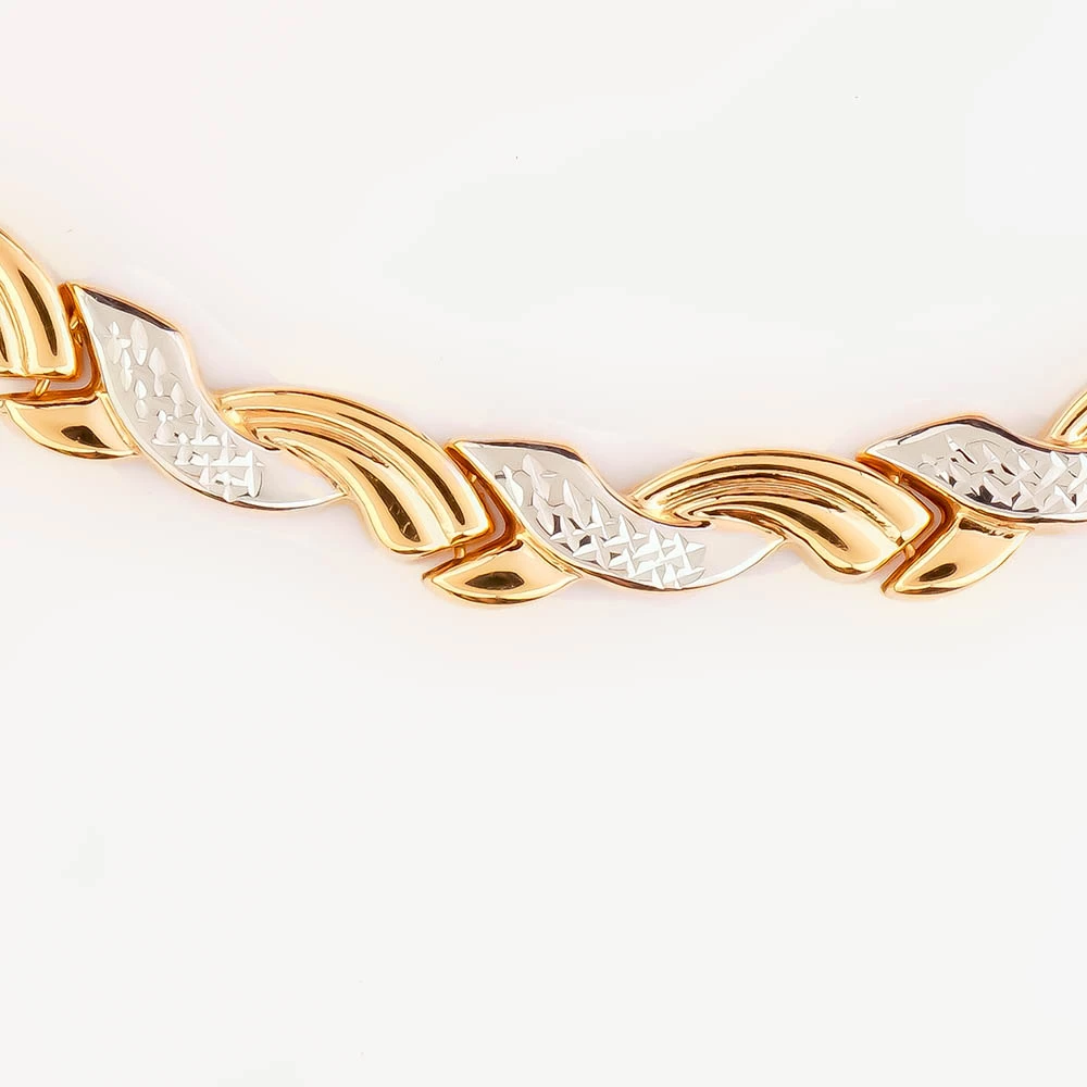 Колье из красного золота 585 пробы