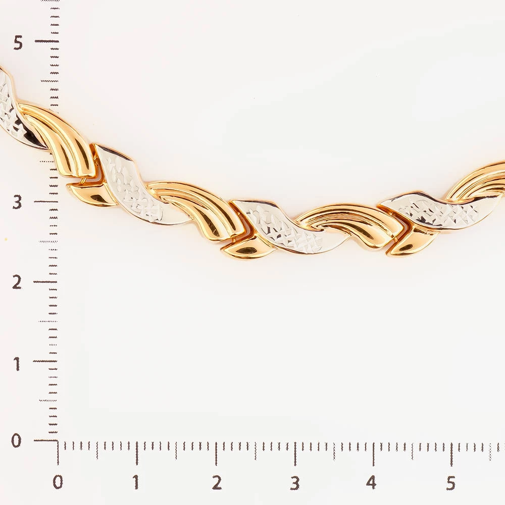 Колье из красного золота 585 пробы