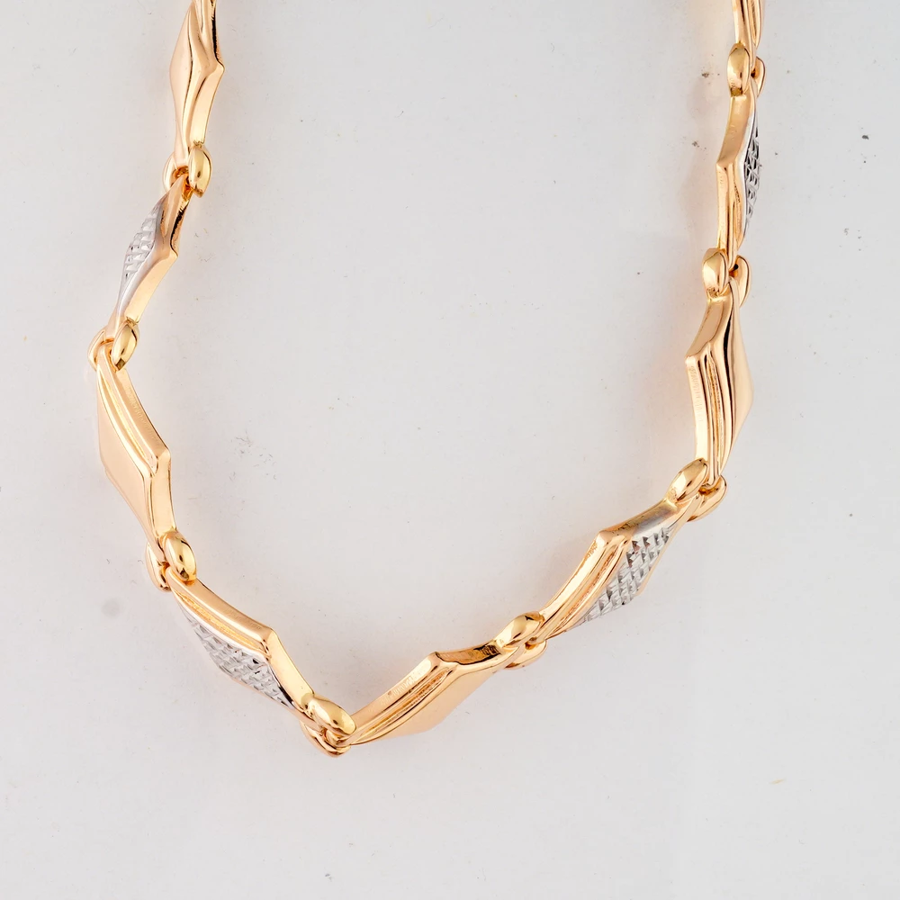 Колье из красного золота 585 пробы