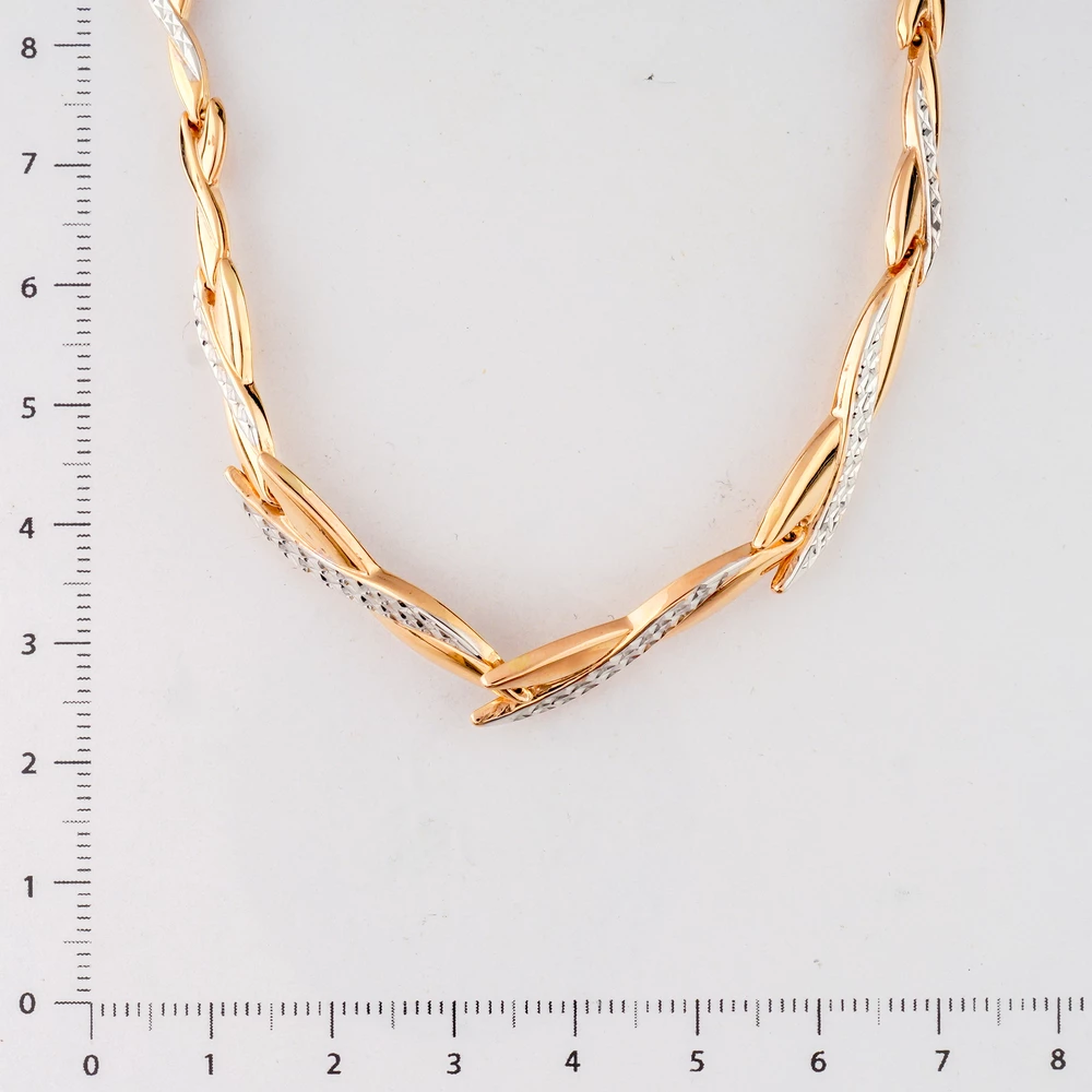 Колье из красного золота 585 пробы