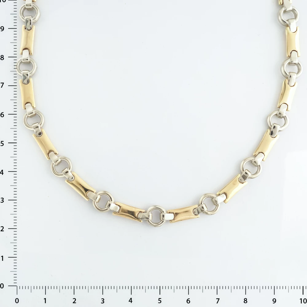 Колье из желтого золота 585 пробы