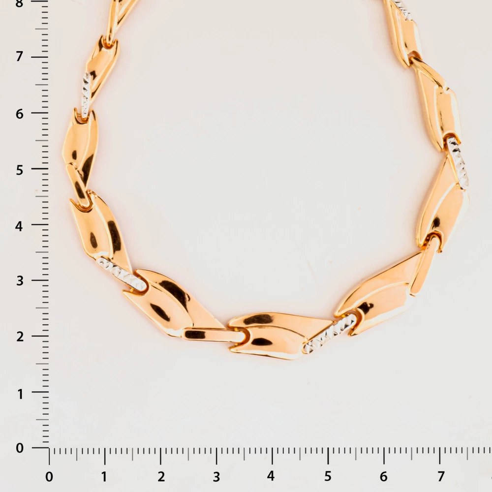 Колье из красного золота 585 пробы