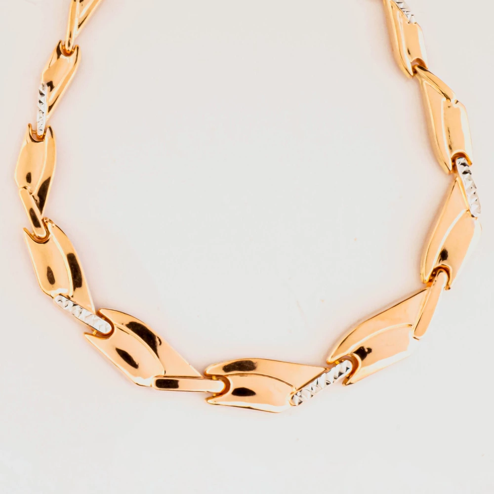 Колье из красного золота 585 пробы