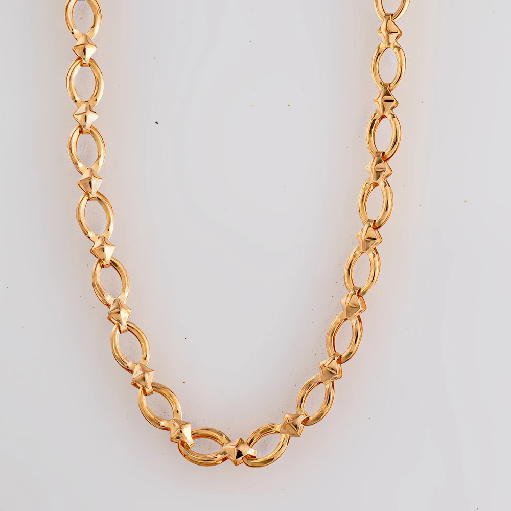 Колье из красного золота 585 пробы