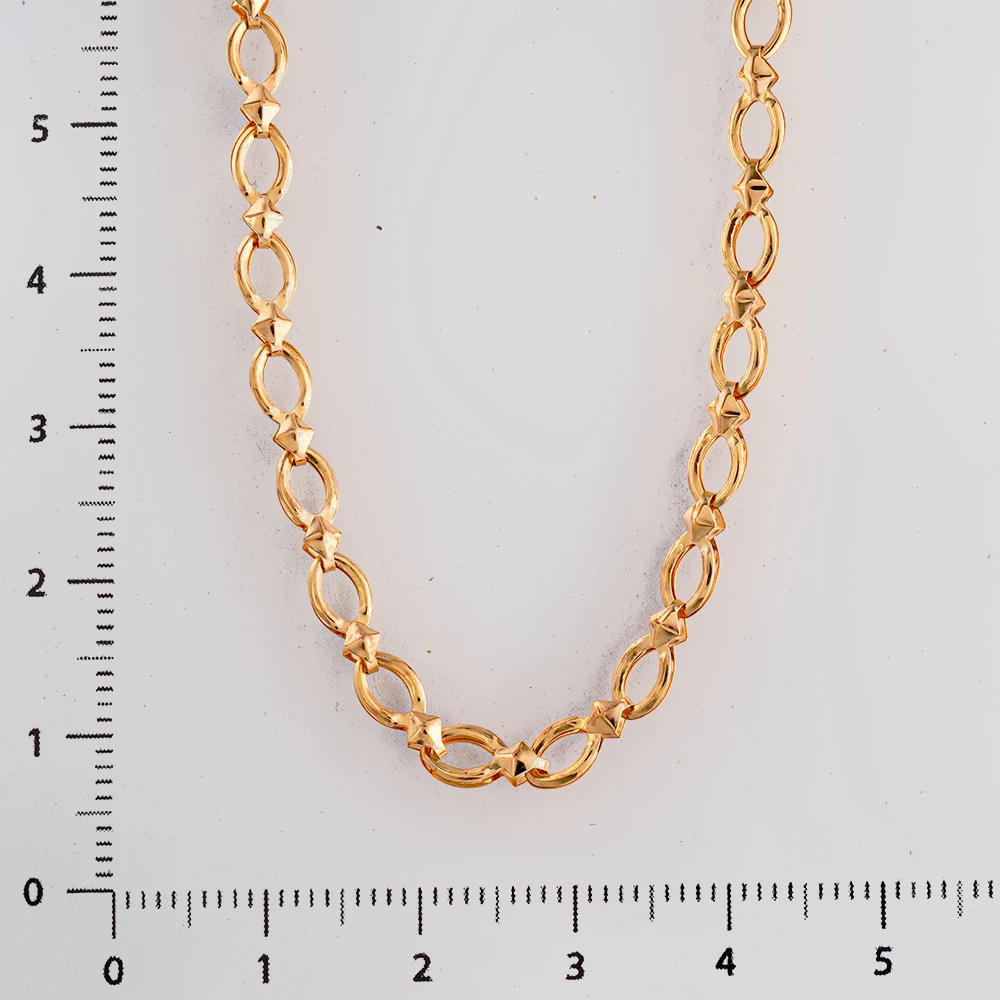 Колье из красного золота 585 пробы