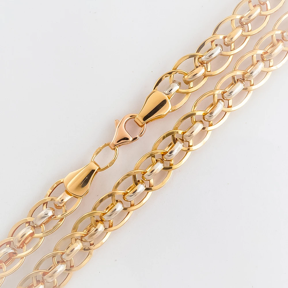 Колье из красного золота 585 пробы