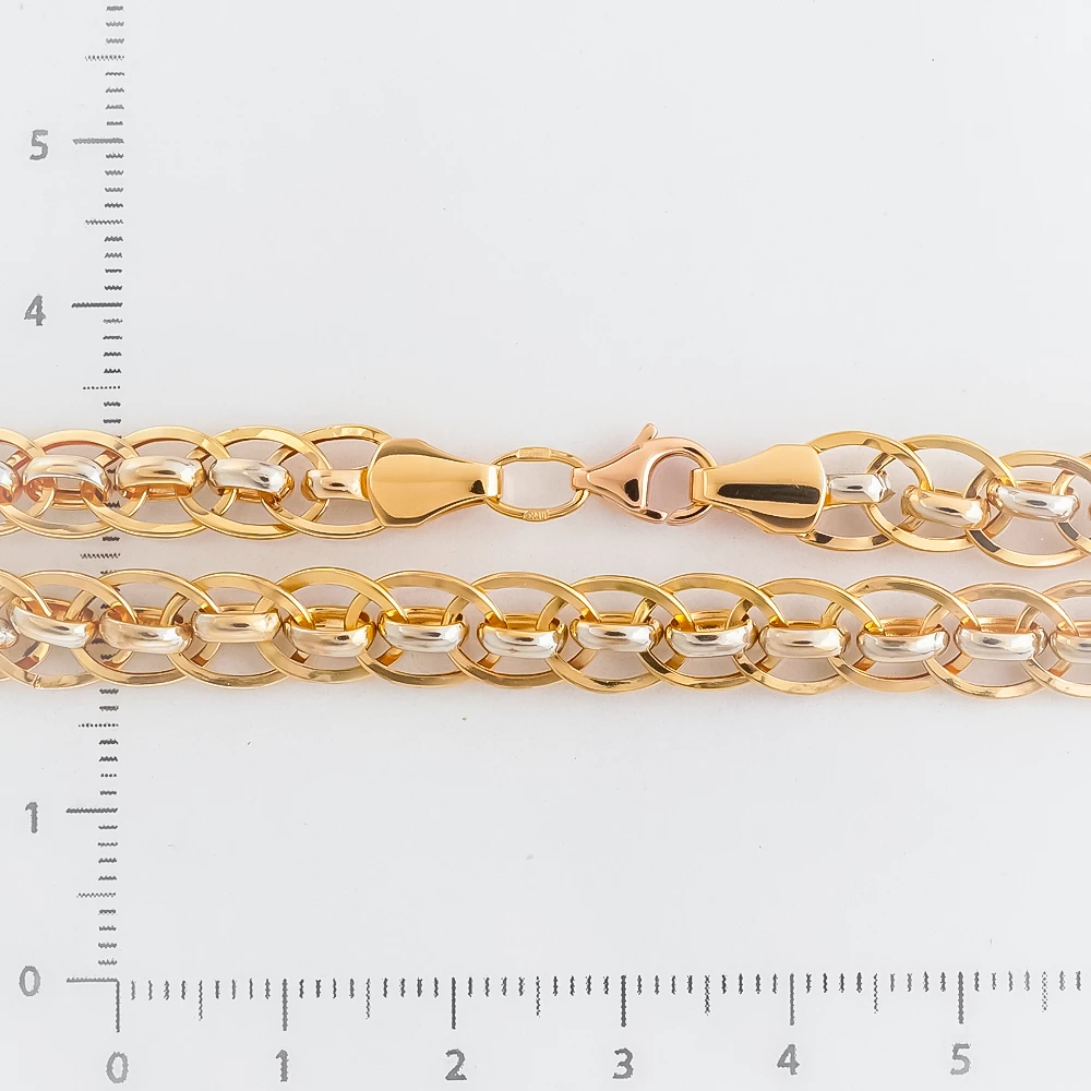 Колье из красного золота 585 пробы