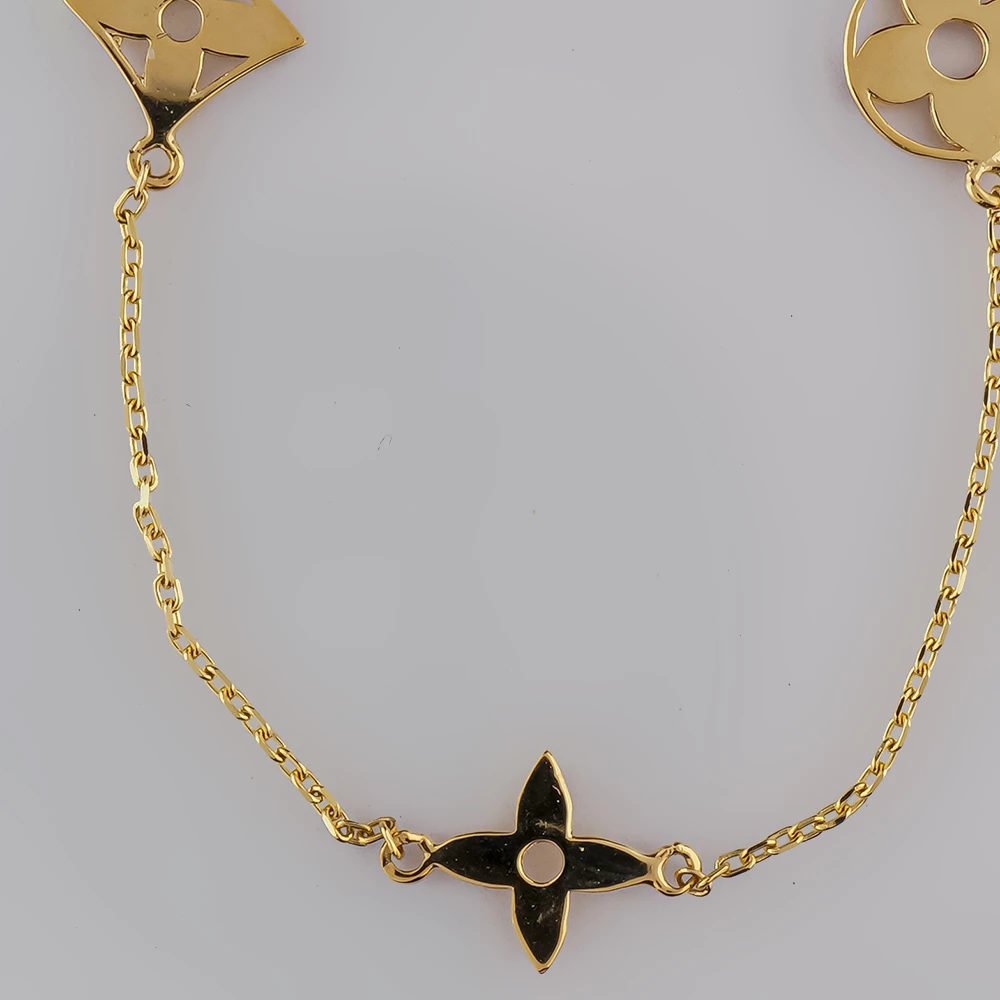 Колье из желтого золота 585 пробы