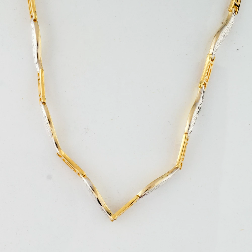 Колье из желтого золота 585 пробы