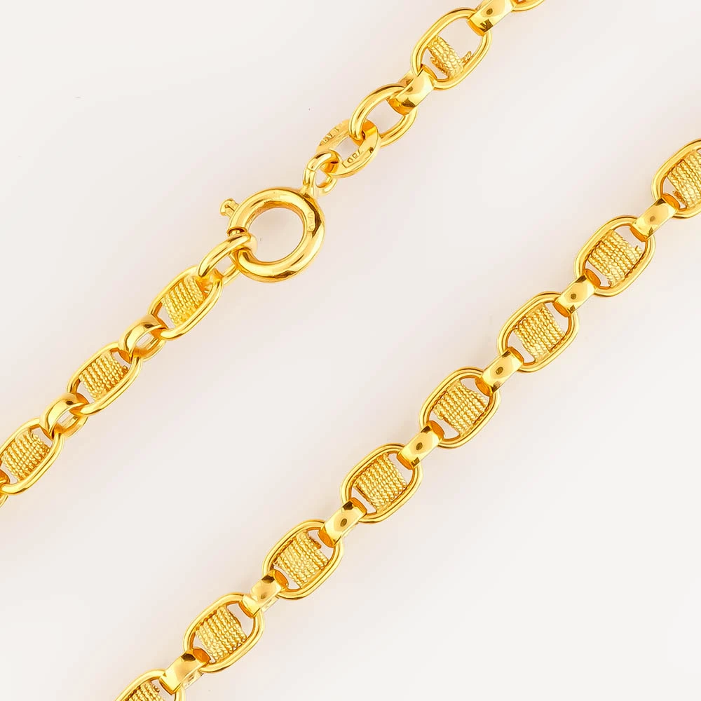 Колье из желтого золота 750 пробы