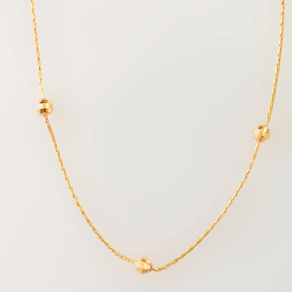 Колье из красного золота 585 пробы