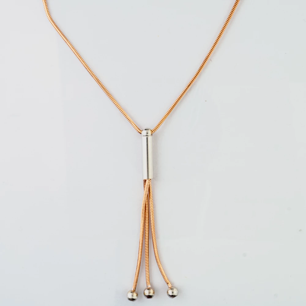 Колье из красного золота 585 пробы