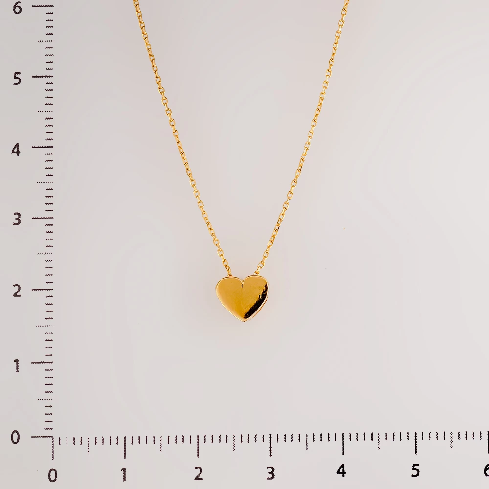 Колье из желтого золота 585 пробы